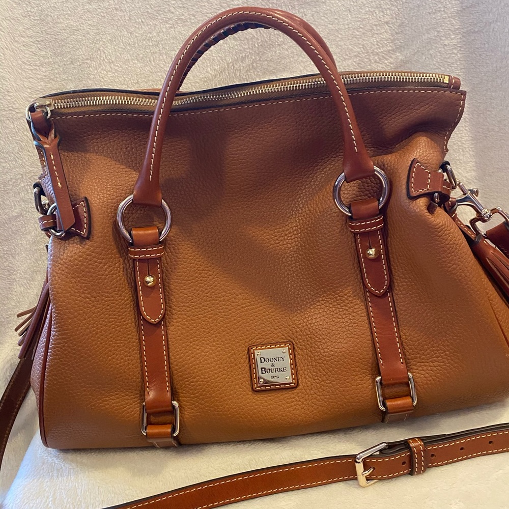 Dooney & Bourke Pebble Grain Medium Satchel.